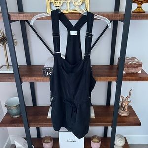 Aritzia Wilfred Free Beatriz Romper Overalls in black women’s size small